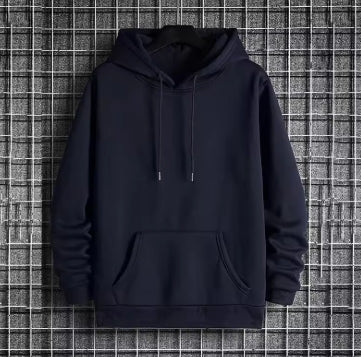 My Store Fall/winter New Arrival Men's Hoodie High Quality Solid Color Hooded Sweatshirt Male Home Outdoor Casual Fashion Pullover